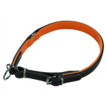 Hunter Leather collar 35 brown/light brown | 4016739189653