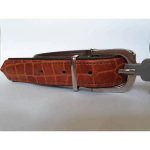 Hunter Artificial leather collar Croque Art 65 light brown | 4016739987679