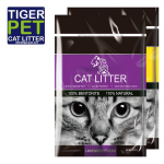 Tiger Pet Lavender Scent 10 l - cementējo&scaron;i pakai&scaron;i kaķu tualetei | 8395  | 6901619090977