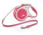 Flexi New Comfort M (cord) 8 m, red - dog leash | 4000498043127