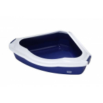 Open cat corner toilet CANTO (M) 38x56x14 cm blue | 4047059130735