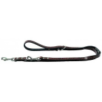 Hunter Leather leash Kroko 18/200 brown/black | 4016739432681