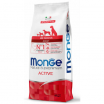 Monge Dog All Breeds Adult Active with Chicken 12 kg | 8009470011242