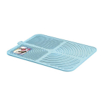 Anti-dirt mat for litter tray and toilette ALADDIN 41,5 x 32 cm, different colors | 8016040105836