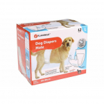 Flamingo DIAPERS DIPY FOR MALE DOGS L 60-80CM 12PCS | 5400585177190