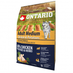 Ontario Dog Medium Adult Chicken & Potatoes 2,25 kg | 12789  | 8595091784240