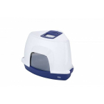 Closed cat corner toilet Medio 38x56x40 cm blue | 4047059130810