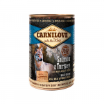 Carnilove Wild Meat Salmon & Turkey 400g - konservi suņiem | 8737  | 8595602529278