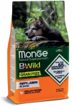 Monge Dog BWild Grain Free All Breeds Puppy & Junior Duck with Potatoes 2,5 kg | 8009470004787