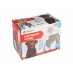 Flamingo DIAPER FEMALE DIPY BLACK L 38-56 cm 12pcs. | 5400274972907