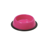 Pet bowl round 22 x 5,5 h, with anti-slide, lt. 0,65, different colors | 8016040100459