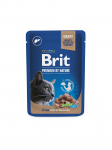 Brit Premium Cat Pouch Liver for Sterilised 100 g | 8595602548453