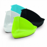 Open corner toilet with mounts to a cage M 35 cm, various colors | 4047059443156