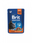 Brit Premium Cat Pouch Salmon for Sterilised 100 g | 8595602548460