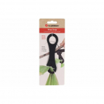 Flamingo Poop bag holder black 14x4cm | 5400585223309