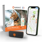 Weenect XS Black Mini GPS j&auml;lgija kassidele kaelarihmaga | 3770000300406