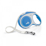 Flexi New Comfort L (tape) 5 m, blue - dog leash | 4000498043714