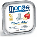 Monge Dog Monoprotein Fruits Puppy Pate Chicken with Apple 150 g | 8009470014380