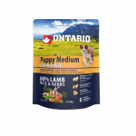 Ontario Dog Medium Puppy Lamb & Rice 750 g | 110079  | 8595091780112