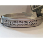 Hunter Collar Modern Art Deluxe 40 nickel Faux Leather silver | 4016739989055