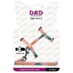 Catwalk harness D&D Cat-WALK/ORIGINAL SMALL pink 18-28cm | 4047059419571