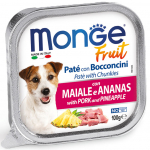 Monge Dog Fruit Pate and Chunkies with Pork and Pineapple 100 g | 8009470013253