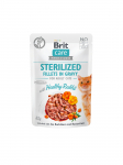 Brit Care Cat Sterilized Pouch Fillets in Gravy Healthy Rabbit 85 g | 9071  | 8595602565399
