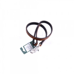 Hunter Leather leash Kroko 13/200 brown/black | 4016739432643