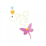 Rotaļlieta kaķiem Butterfly 130 cm | 8011391613368