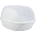 Trixie Simao Cat Litter Tray with High Rim, 48 x 30 x 58 cm, White | 4011905402215