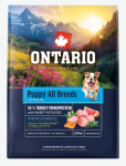 Ontario Dog Puppy & Junior Monoprotein Turkey with Sweet Potatoes 2,25 kg | 8595681851888