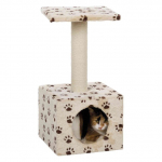 Trixie Junior Zamora Scratching Post with Cave and Paw Print 60 cm | 4011905433547