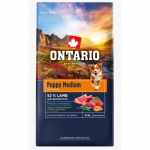 Ontario Dog Puppy Medium Lamb with Brown Rice 6,5 kg | 8595681851499