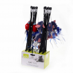 Cat toy 40cm fish & bird | 4047059413418