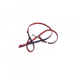 Hunter Leather leash &Ouml;ko-Line 18/200, red/ black | 4016739203458