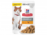 Hills Science Plan Cat Sterilised Adult with chicken 12 x 85 g mitrā barība kaķiem | 052742194110