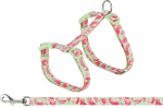 Trixie Cat Harness with Lead, 35-59 cm/13 mm, 1,20 m, Assorted Prints | 4011905572079