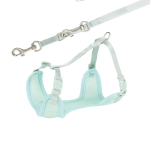 Trixie Puppy Harness with Leash, M-L (36-50 cm/10 mm, 2 m), Mint | 4011905155753