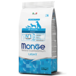 Monge Dog All Breeds Adult Light with Salmon and Rice 2.5 kg | 8009470011228