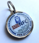 NFC piekariņ&scaron; Ntag216 metall | 8012  | 9789934190971