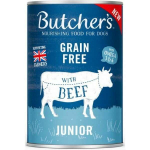 Butchers Dog Puppy Original Junior Beef Chunks in Jelly 400 g | 12697  | 5011792007653