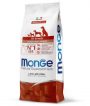 Monge Dog All Breeds Puppy and Junior Lamb with Rice 12 kg | 8009470011198