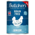 Butchers Dog Puppy Original Junior Chicken Chunks in Jelly 400 g | 13470  | 5011792007660