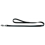 Hunter leather leash 18/110 black | 4016739166050
