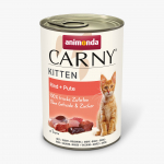 Animonda Carny Cat Kitten veiseliha, kalkun 400 g | 4017721839716