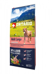 Ontario Dog Large Adult Lamb, Rice & Turkey 12 kg | 13379  | 8595091784318