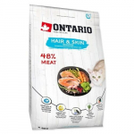 Ontario Cat Adult Hair & Skin Salmon 2 kg | 8595091792849
