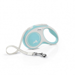 Flexi New Comfort S (tape) 5 m, light blue - dog leash | 4000498043516