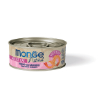 Monge Cat Natural Tuna with Shrimps in Jelly 80 g | 8009470007023