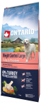 Ontario Dog Large Adult Weight Control Turkey & Potatoes 12 kg | 12977  | 8595091784394